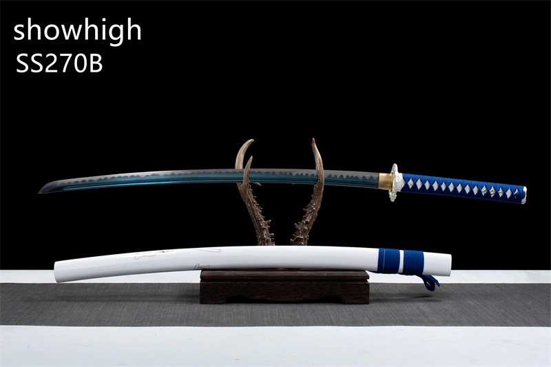 Handmade blue katana Swords ss270b