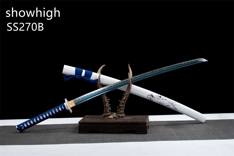 Handmade blue katana Swords ss270b