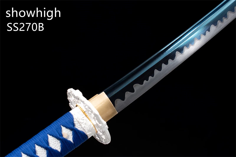 Handmade blue katana Swords ss270b