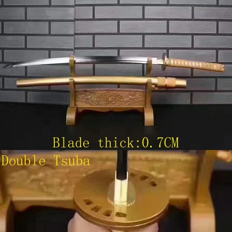 Handmade  katana Swords with double tsuba ss011