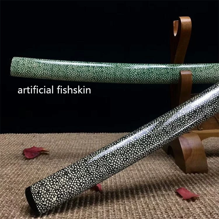 Handmade katana Swords with fake fishskin saya ss026