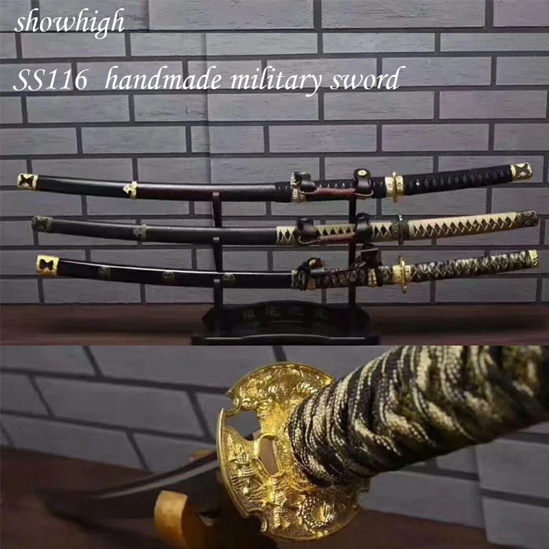 Handmade  high carbon japanese military katana Swords ss116