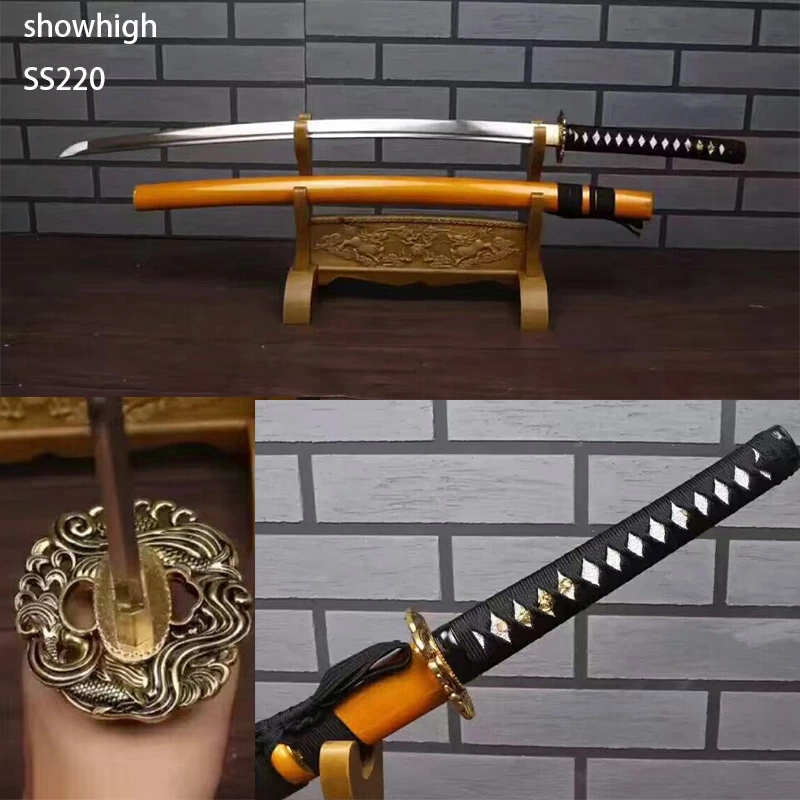 Handmade gold fish katana samurai Swords ss220