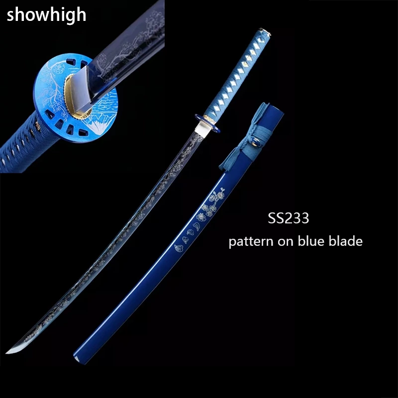 Handmade blue carbon  Swords ss233