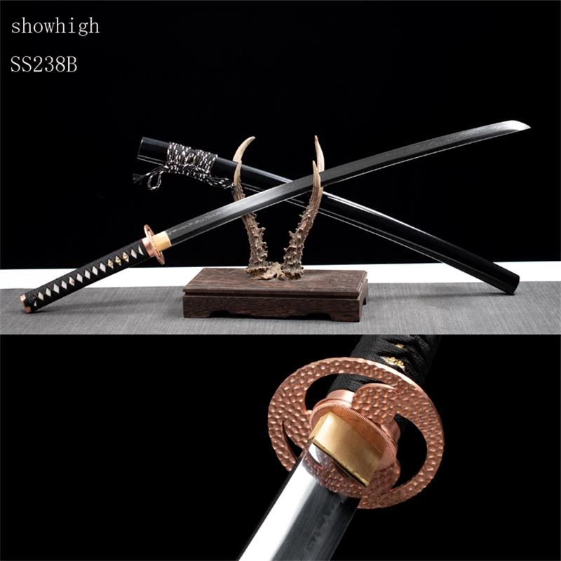 Handmade manual grinded  high carbon steel  katana samurai  Swords ss238b