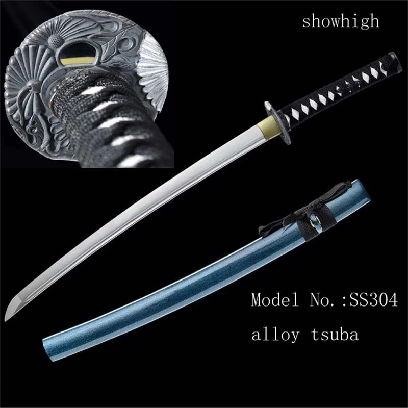 Handmade high carbon steel katana Swords ss304