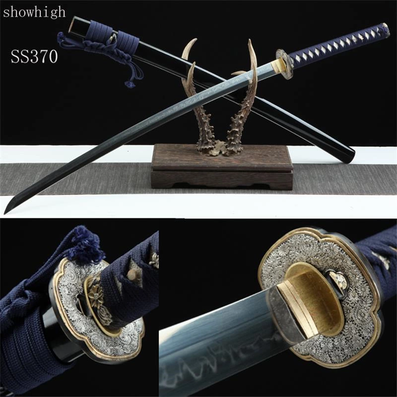 Handmade T10 choji hamon katana Swords ss370