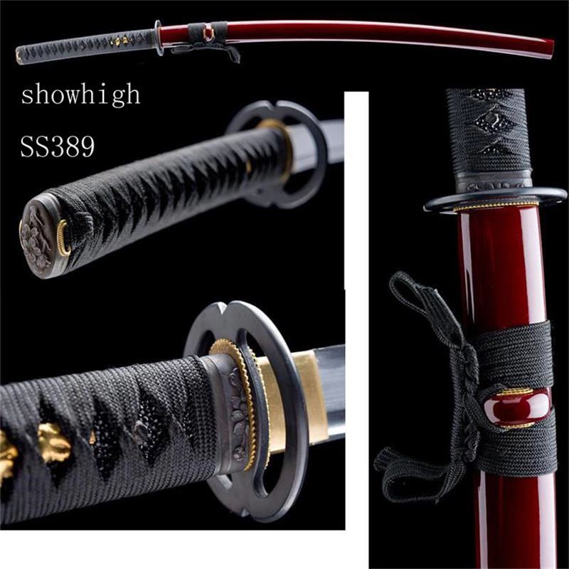 Handmade carbon steel katana Swords ss389