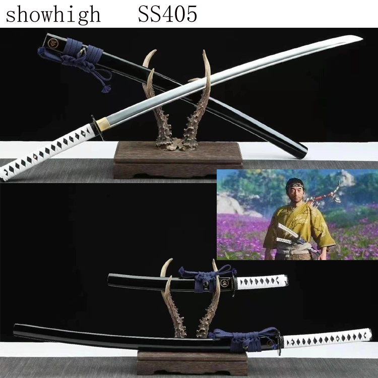 Handmade  ghost of tsushima  katana and tanto Swords replica ss405