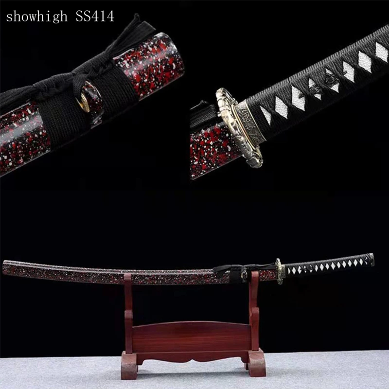 Handmade carbon steel katana Swords ss414