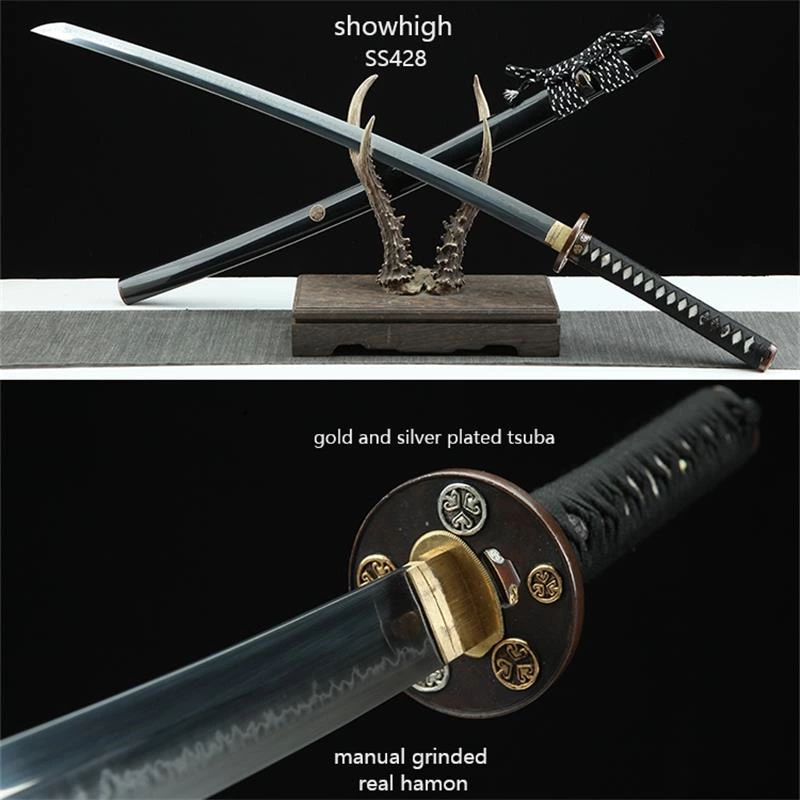 Handmade T10 real hamon katana Swords  ss428