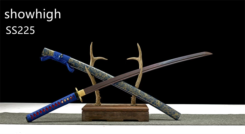 Handmade blue damascus Swords ss225