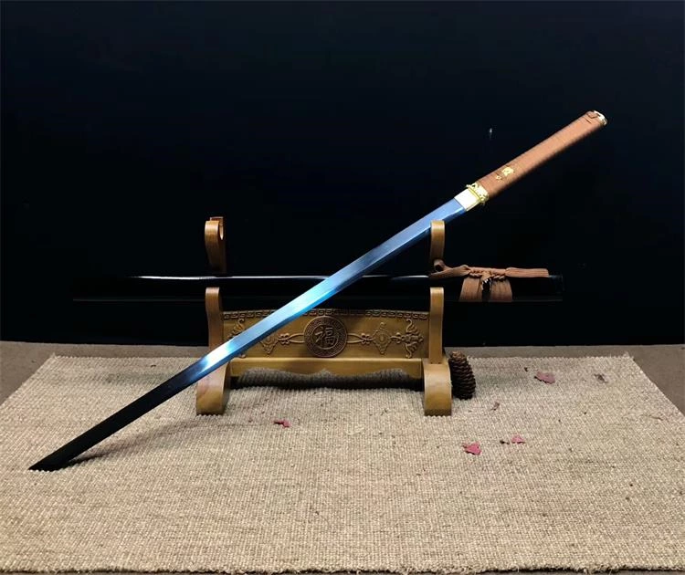 Handmade japanese samurai katana  blue Swords ss006