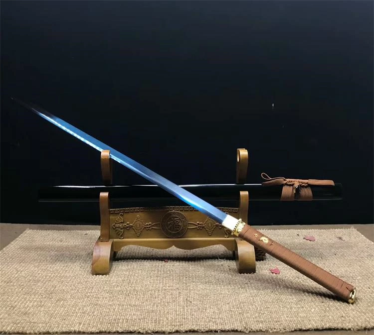 Handmade japanese samurai katana  blue Swords ss006