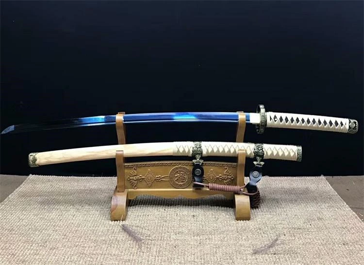 Handmade blue katana military  Swords ss016