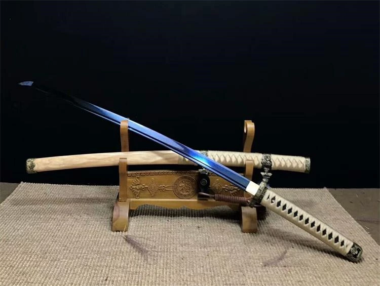 Handmade blue katana military  Swords ss016