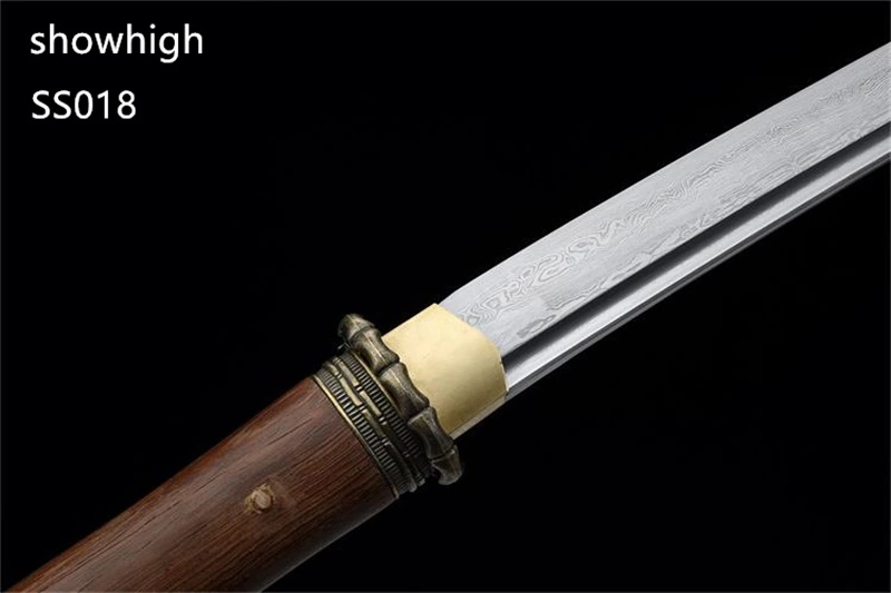 Handmade damascus wakizashi  Swords ss018