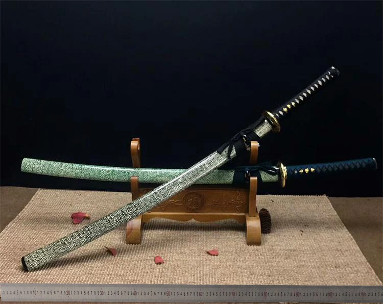 Handmade katana Swords with fake fishskin saya ss026