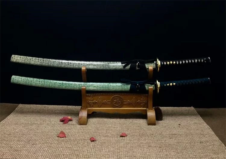 Handmade katana Swords with fake fishskin saya ss026