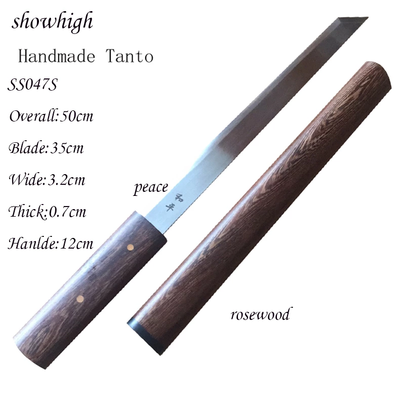 Chinese high carbon steel tanto Swords ss047s