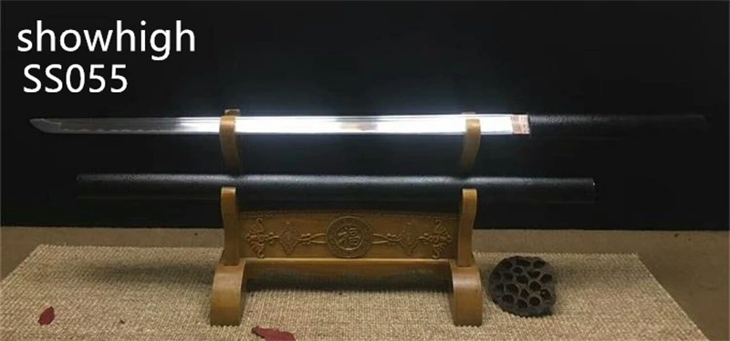 Handmade black ninja katana Swords ss055