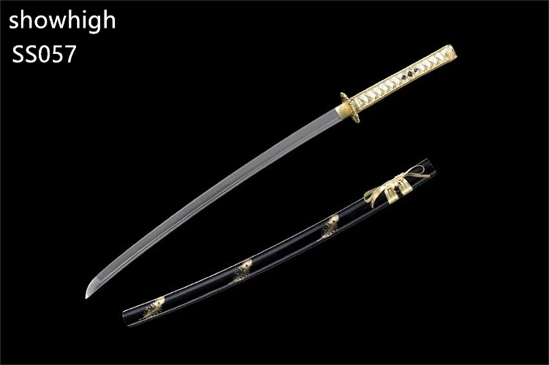 Handmade gold feather  katana samurai Swords  ss057