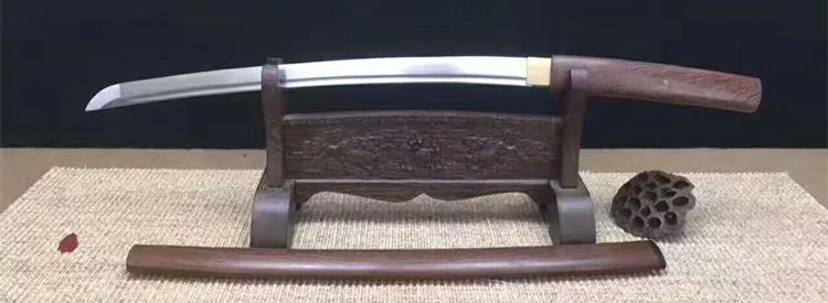 Handmade  wakizashi Swords with rosewood saya ss069