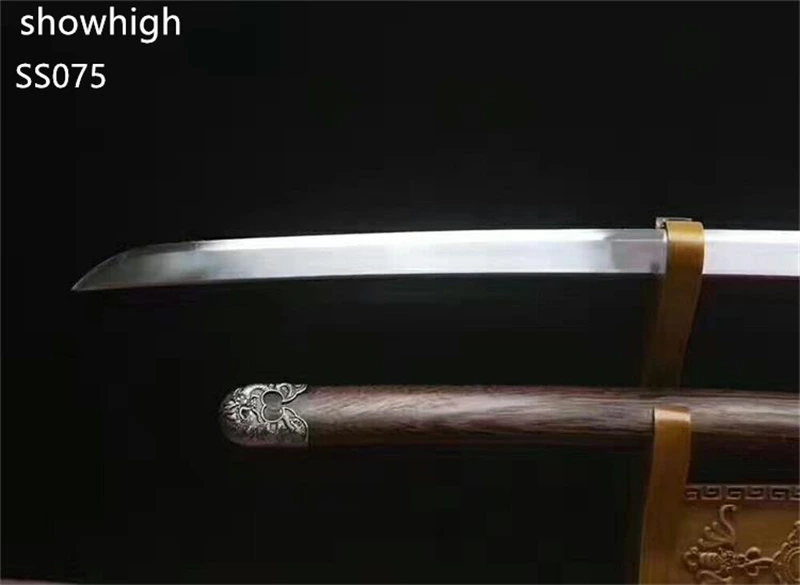 Handmade high carbon  Swords with rosewood saya ss075