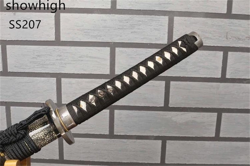 Handmade T10 katana Swords with damascus tsuba ss207