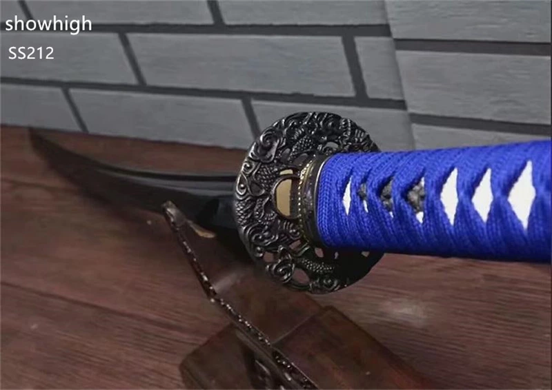 Handmade blue katana samurai Swords ss212