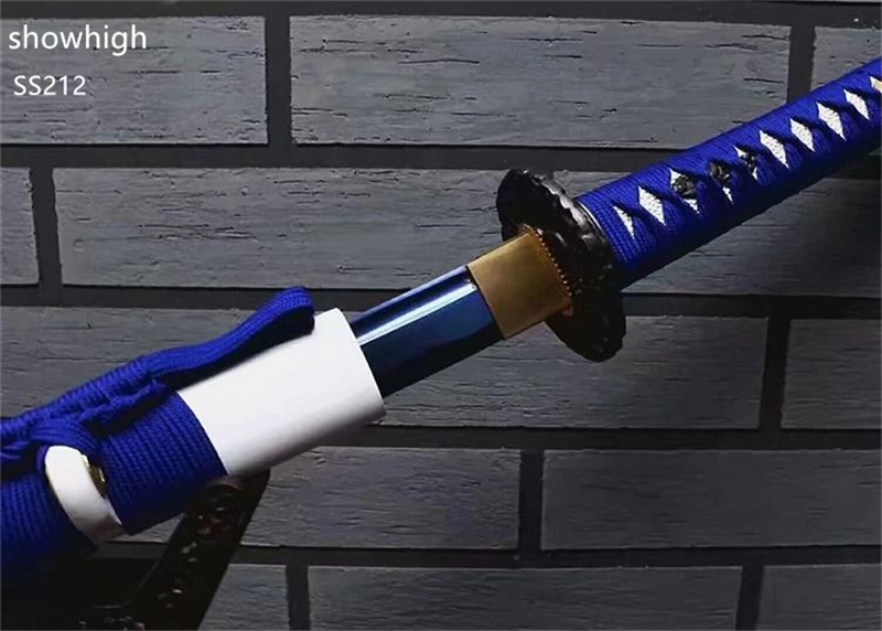 Handmade blue katana samurai Swords ss212