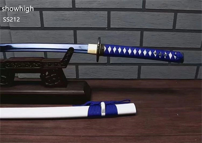 Handmade blue katana samurai Swords ss212