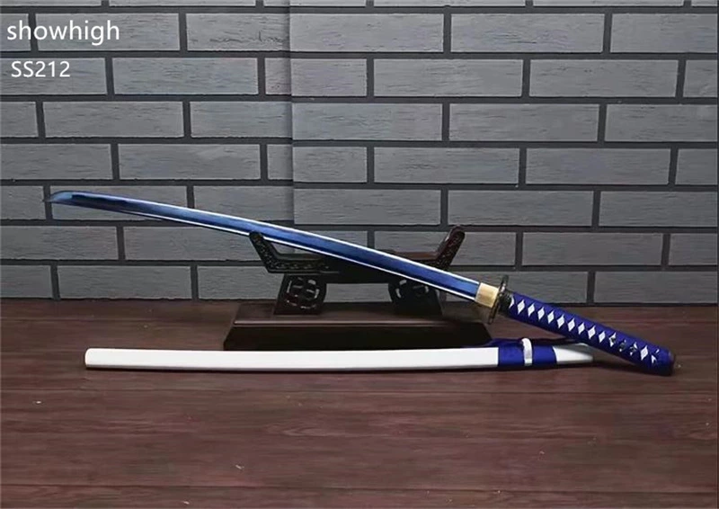 Handmade blue katana samurai Swords ss212