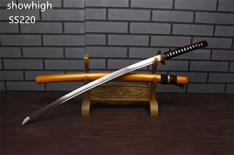 Handmade gold fish katana samurai Swords ss220