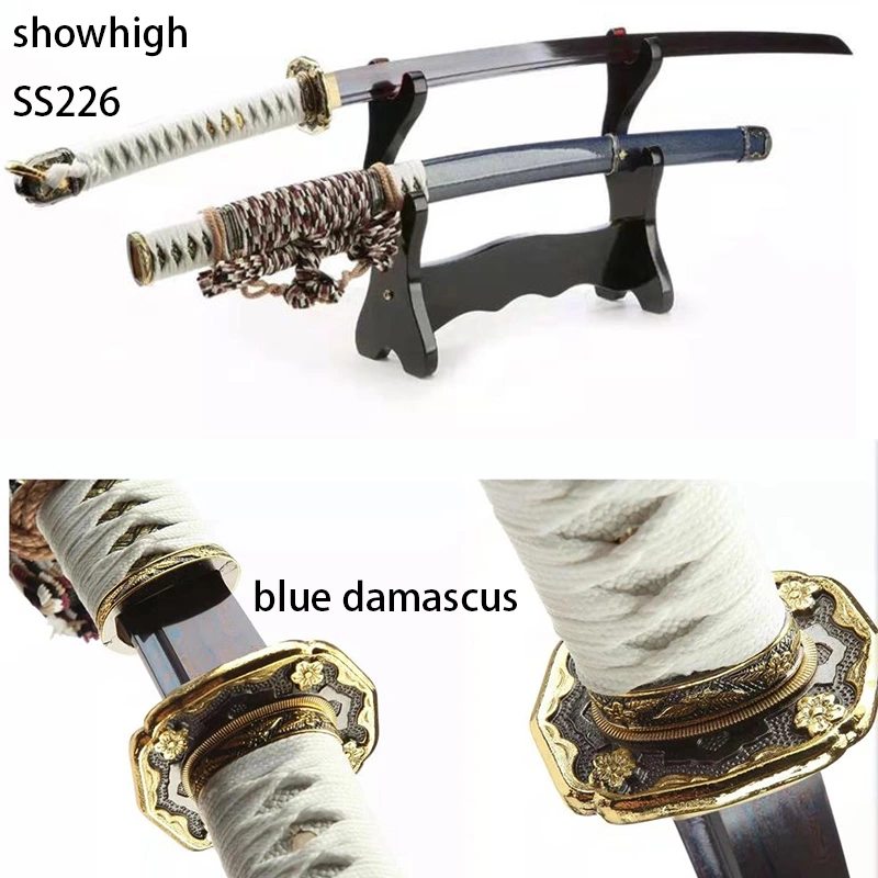 Handmade blue damascus military Swords ss226