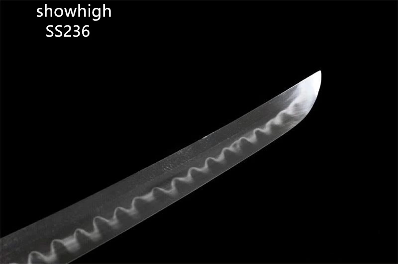 Handmade high carbon steel real hamon tanto Swords ss236