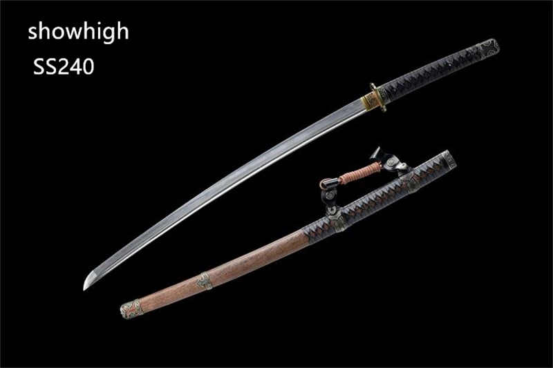 Handmade damascus real hamon military Swords ss240