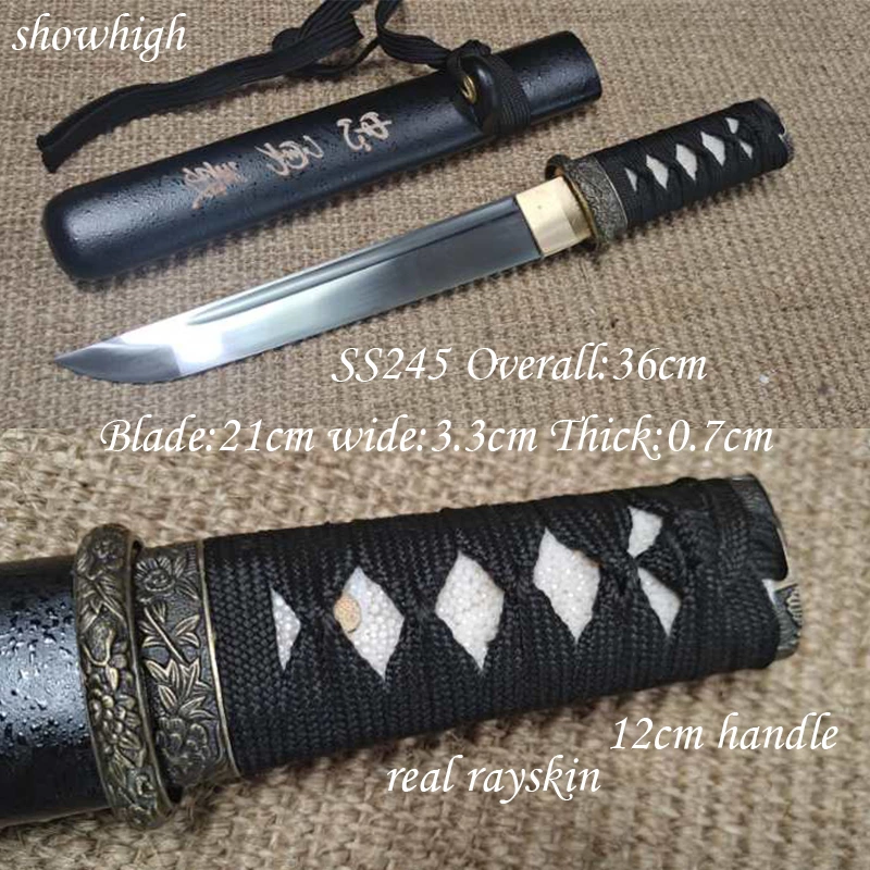 Handmade  carbon steel  tanto  Swords ss245