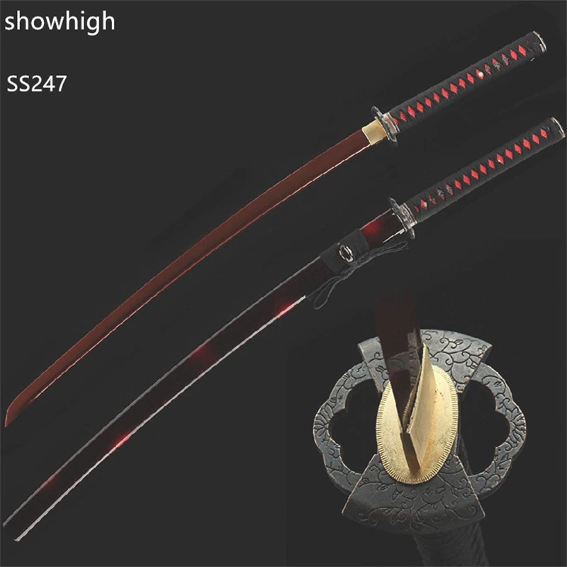 Handmade red carbon steel  Swords ss247