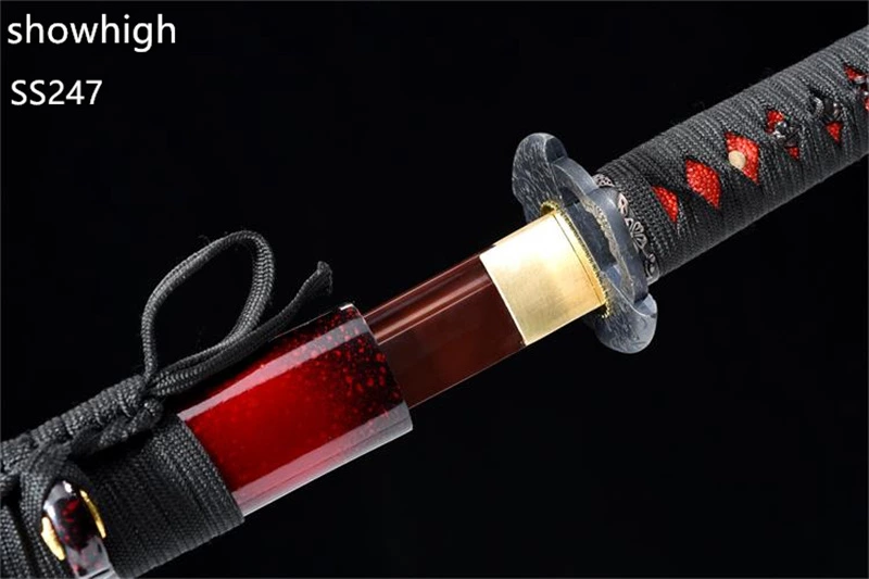 Handmade red carbon steel  Swords ss247