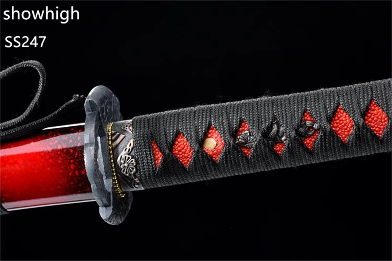 Handmade red carbon steel  Swords ss247