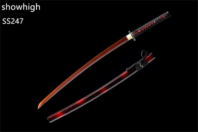 Handmade red carbon steel  Swords ss247