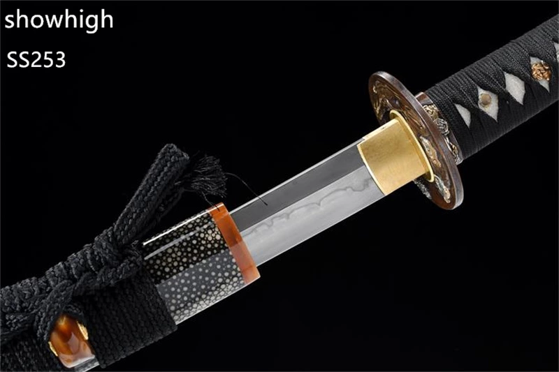 Handmade high quality  T10 manual grinded  katana Swords ss253