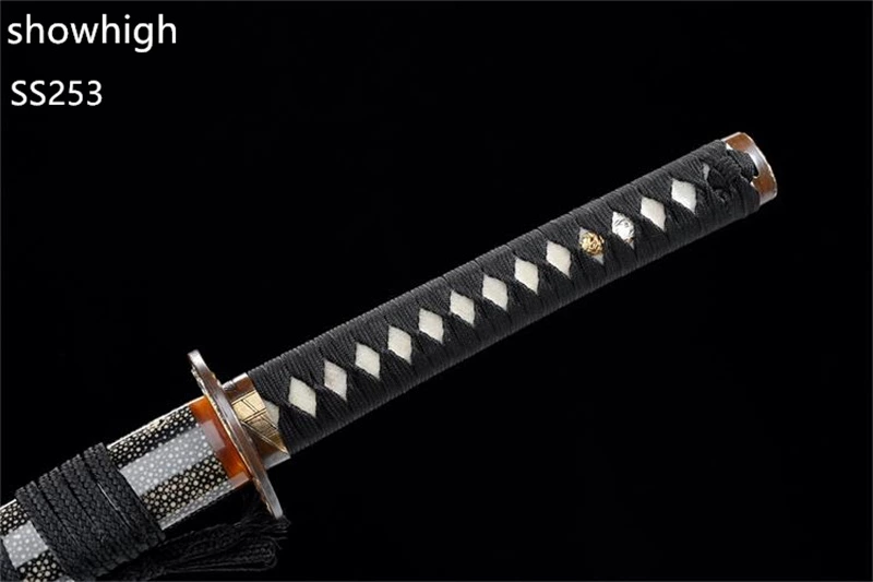 Handmade high quality  T10 manual grinded  katana Swords ss253