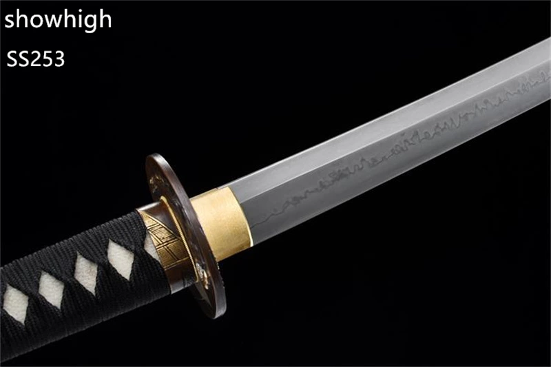 Handmade high quality  T10 manual grinded  katana Swords ss253