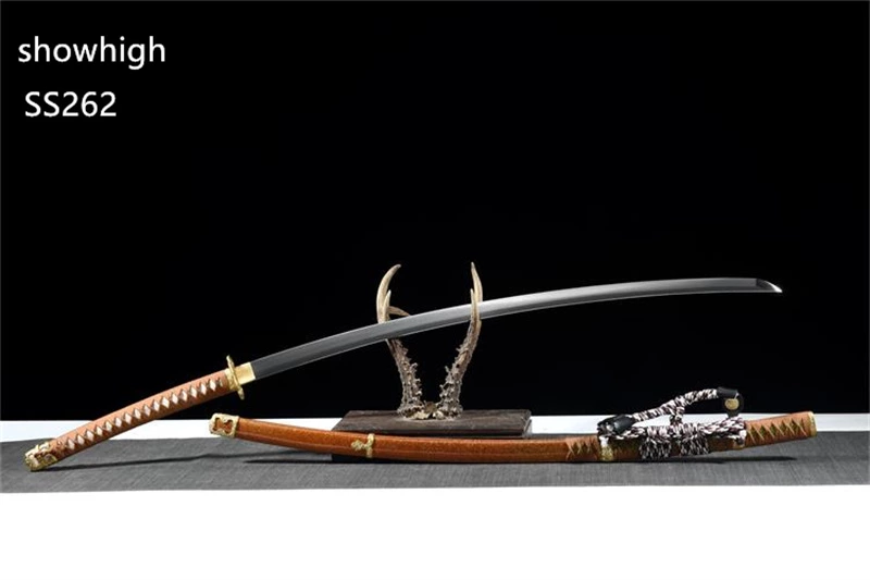 Handmade  long military  katana Swords with long handle ss262