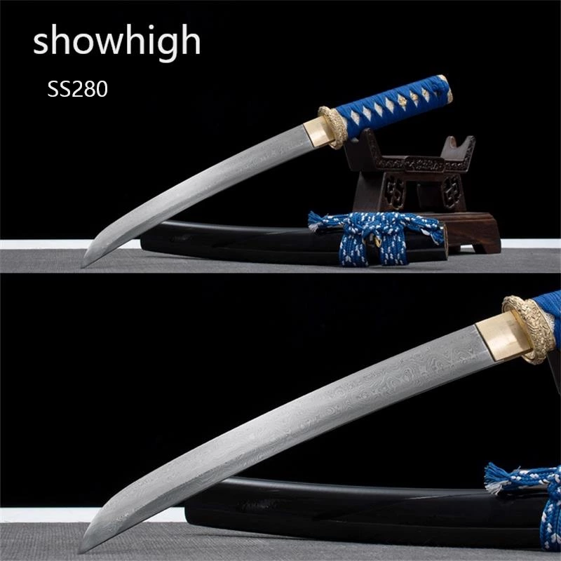 Handmade high quality damascus tanto  Swords ss280