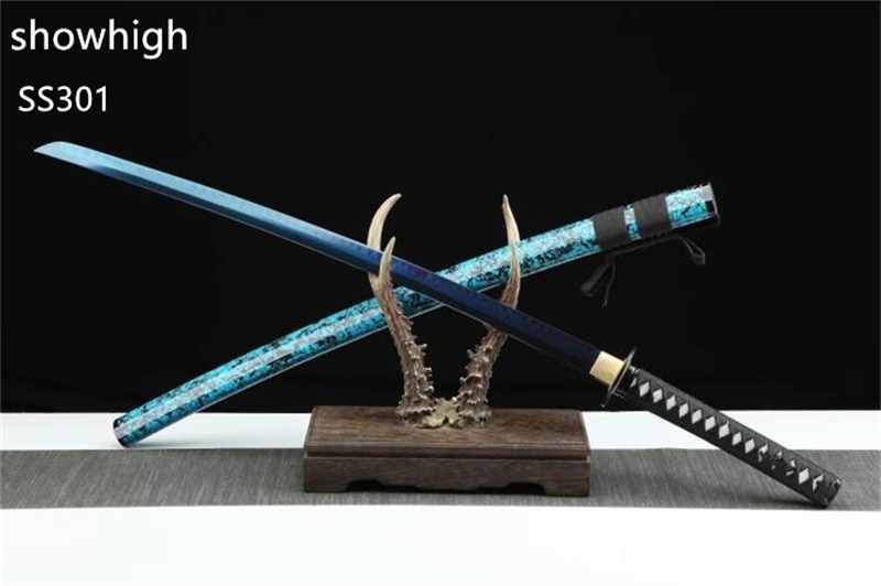 Handmade T10 real hamon katana Swords ss301