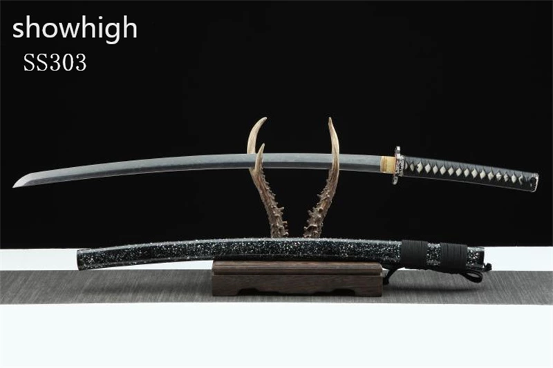 Handmade high quality T10  choji hamon katana Swords ss303