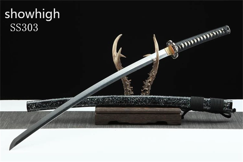 Handmade high quality T10  choji hamon katana Swords ss303